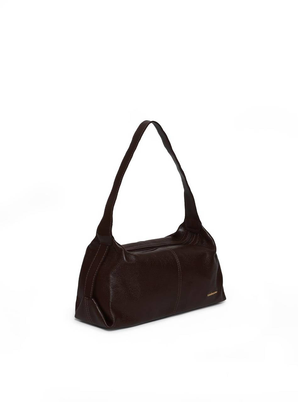 Bolsa Hobo Alça de Ombro Costura Central - Cacau BSI-5969 - CA