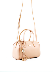 Bolsa Baú Transversal com Barbicalho Cacau  BSI-5996 - NU