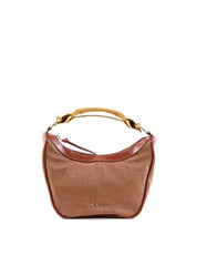 Bolsa Hobo com Alça Geométrica e Corrente - Castor BSI-6428 - CS