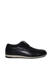 Sapato Masculino Casual Couro Oxford - Preta  SP-11635 - PR