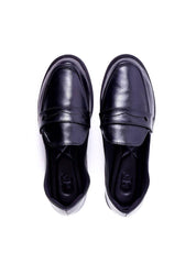 Mocassim com Detalhe de Gravata - Preta SDI-11890 - PR