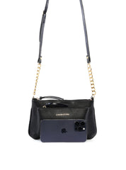 Bolsa Transversal Pequena com Bolso Frontal BSI-6519 - PR
