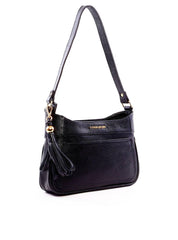 Bolsa Baguette Tiracolo com Barbicacho - Preta BSI-6293 - PR