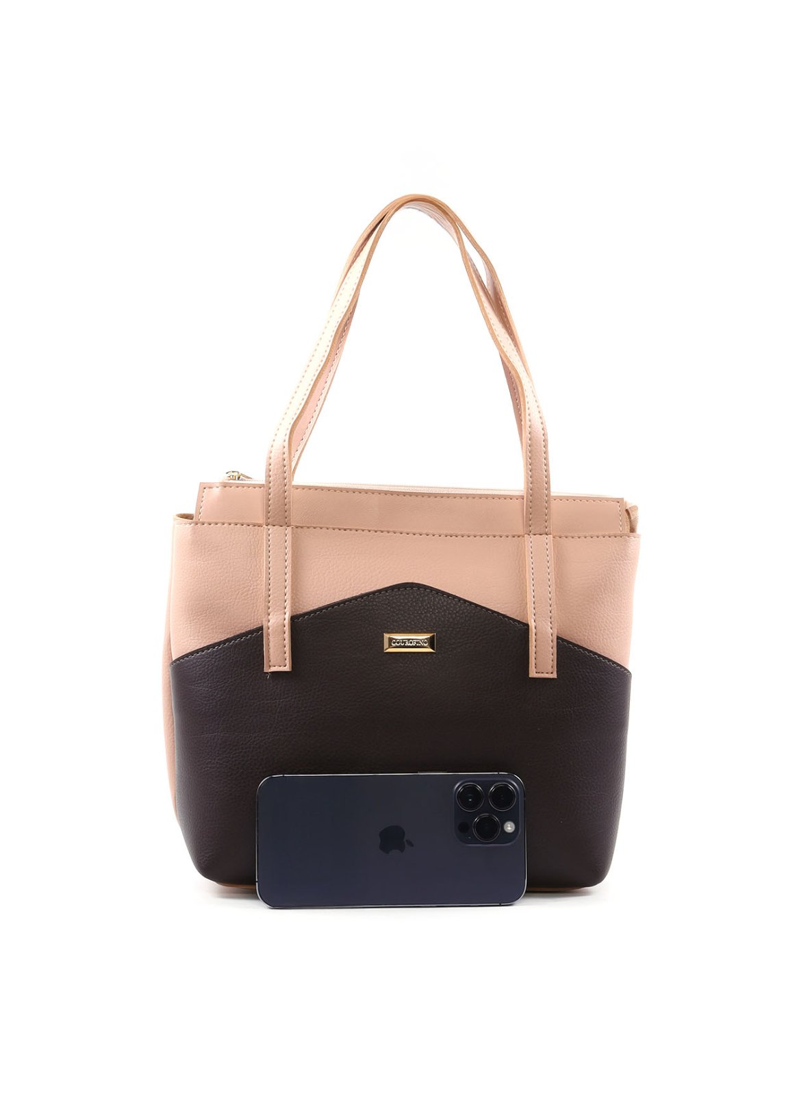 Bolsa Tote com Bolso Frontal em Material Tecnológico BSI-6552 - NU