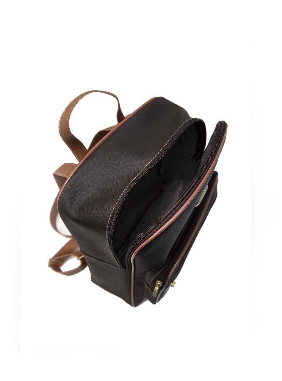 Mochila Feminina Casual Média Bolsos Externos Cacau MEI-384 - CA