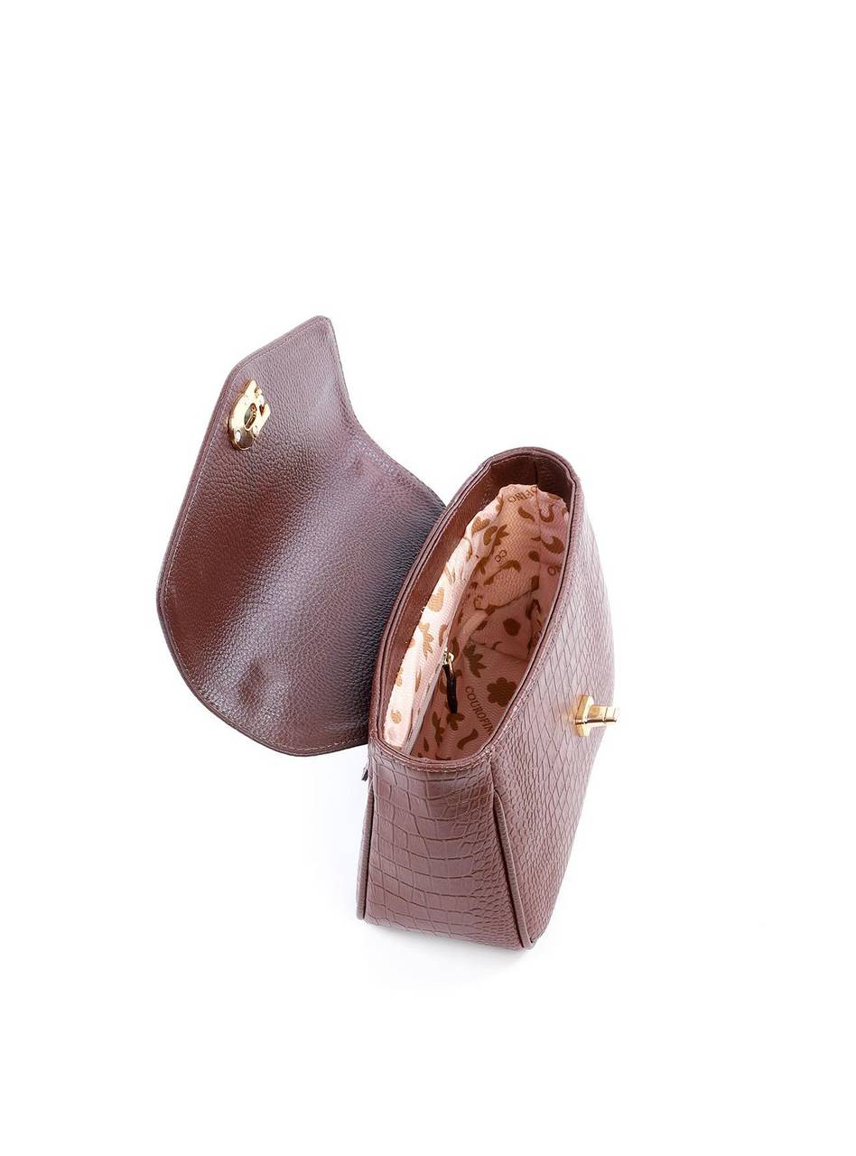 Bolsa Satchel Alça Dupla - Cacau BSI-6101 - CA