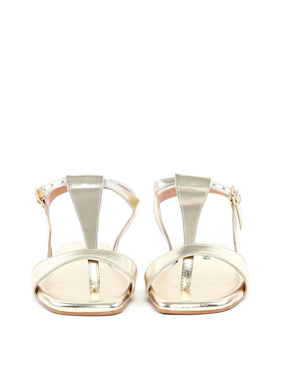 Rasteira com Fecho de Fivela - Ouro SDI-11862 - AU