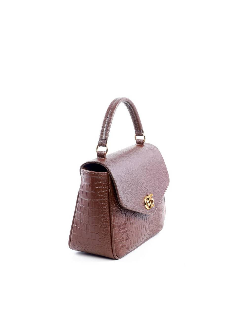 Bolsa Satchel Alça Dupla - Cacau BSI-6101 - CA
