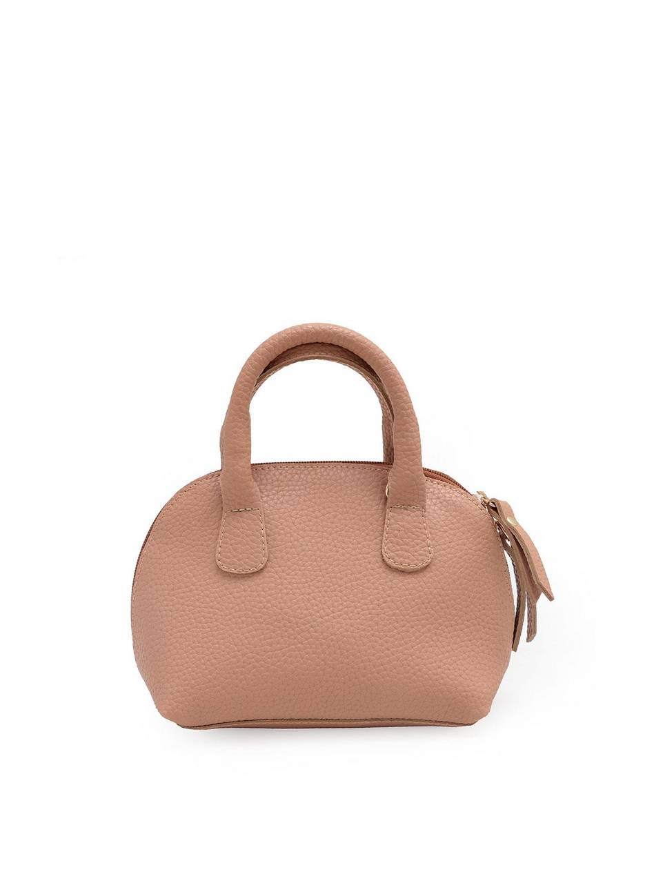 Bolsa Tote Pequena Lisa Transversal Nude BSI-5185 - NU