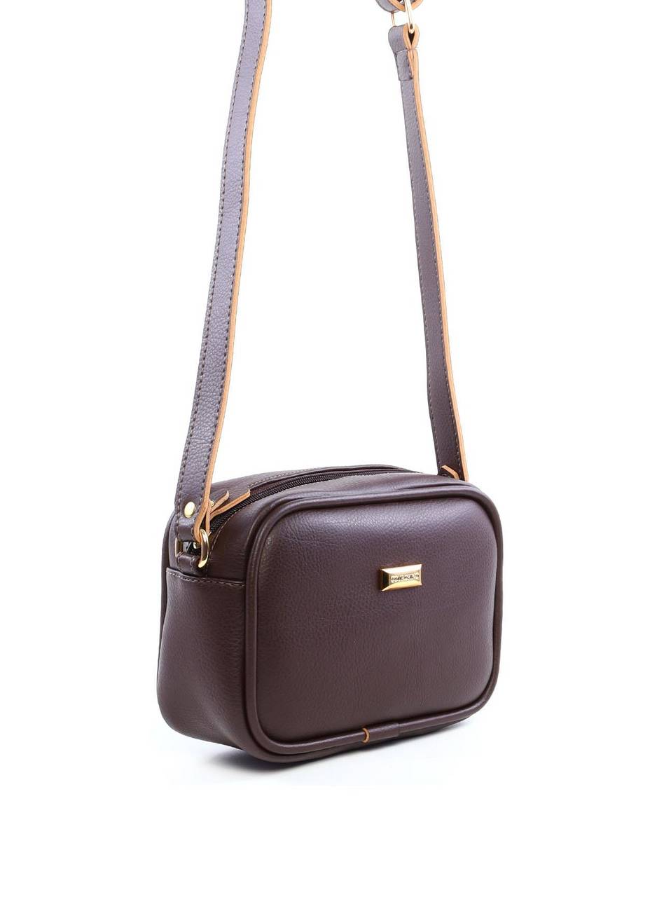 Bolsa Tote Pequena Arredondada - Cacau BSI-6269 - CA