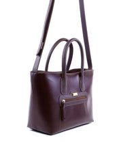 Bolsa Tote de Mão com Costuras - Cacau BSI-6131 - CA