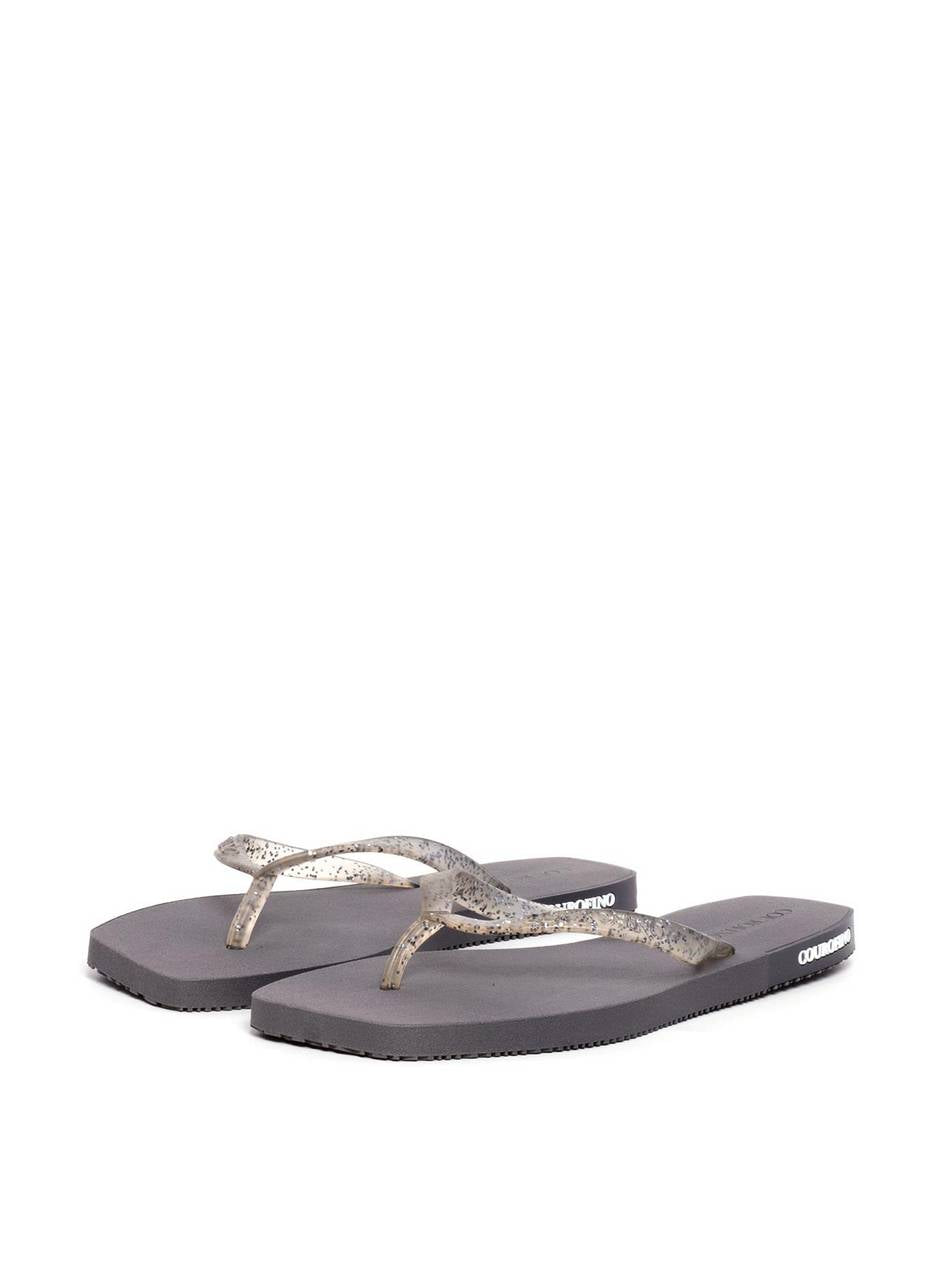 Chinela Bico Quadrado - Cinza SD-11289 - CZ