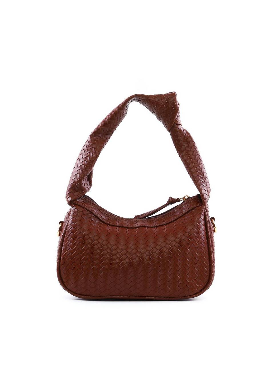 Bolsa Hobo Tressê com Nó na Alça - Cacau BSI-6395 - CA