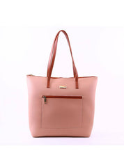 Bolsa Shopper com Bolso Frontal - Nude BSI-6361 - NU