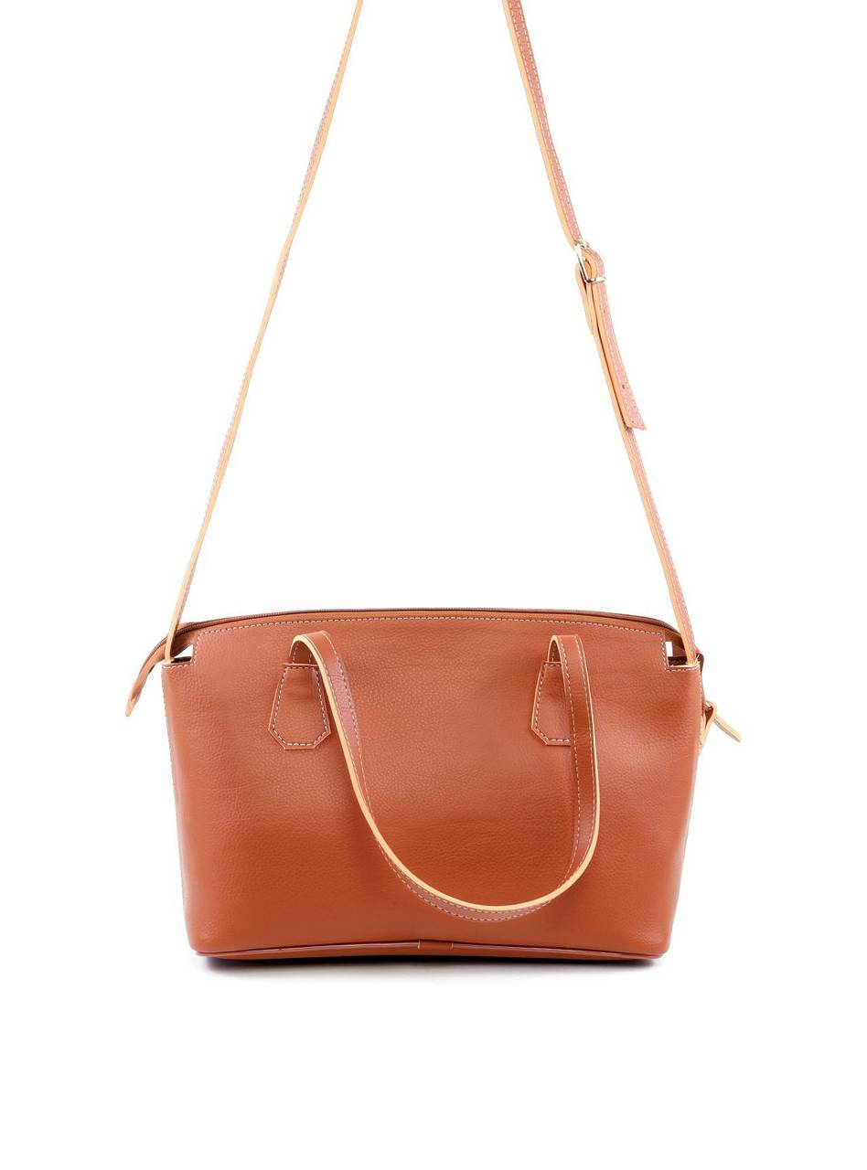 Bolsa Tote com Alça Dupla e Recortes na Vertical - Castor BSI-6125 - CS
