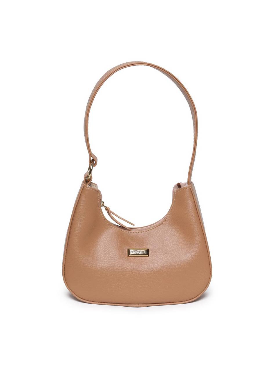 Bolsa Feminina Hobo Tiracolo Pequena Nude BSI-5891 - NU