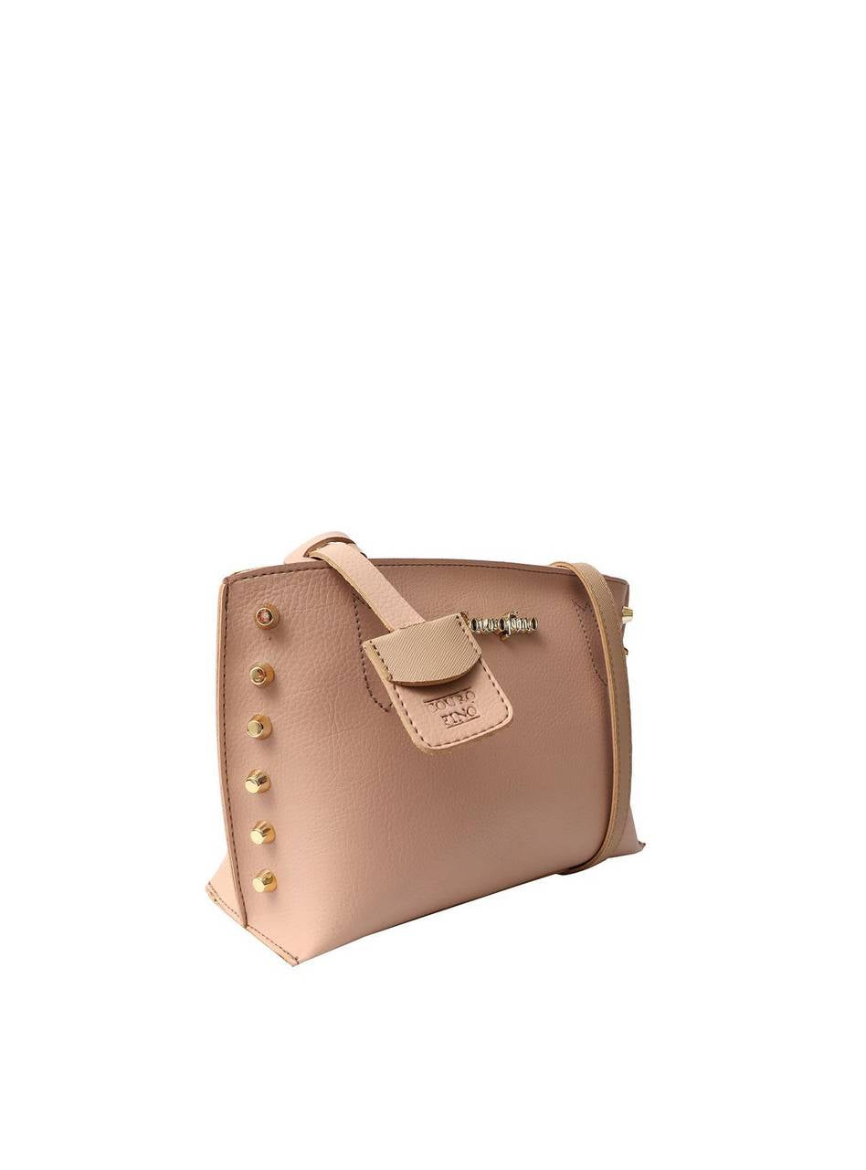 Bolsa Carteiro Transversal Pequena Simples Nude BSI-4421 - NU