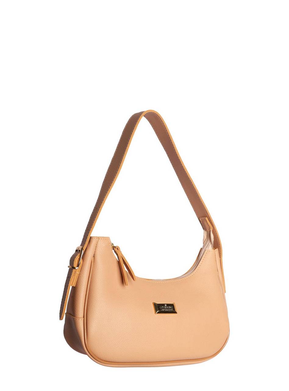 Bolsa Hobo Tiracolo Ombro Nude BSI-5770 - NU