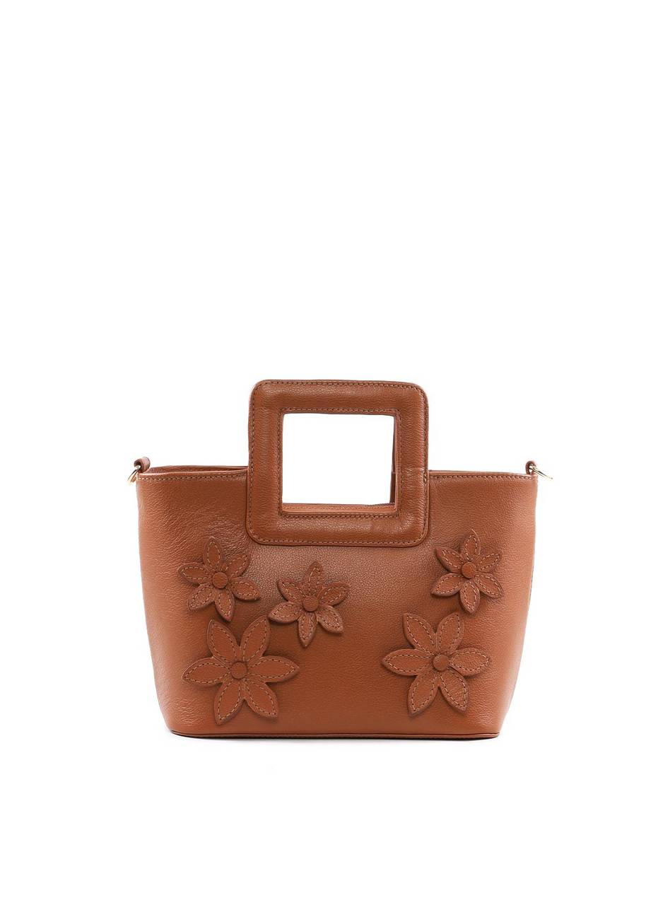 Bolsa Tote Média com Aplicação de Flores BSI-6487 - CS