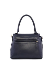 Bolsa Satchel em Matelasse com Bag Charm - Preta BSI-6216 - PR